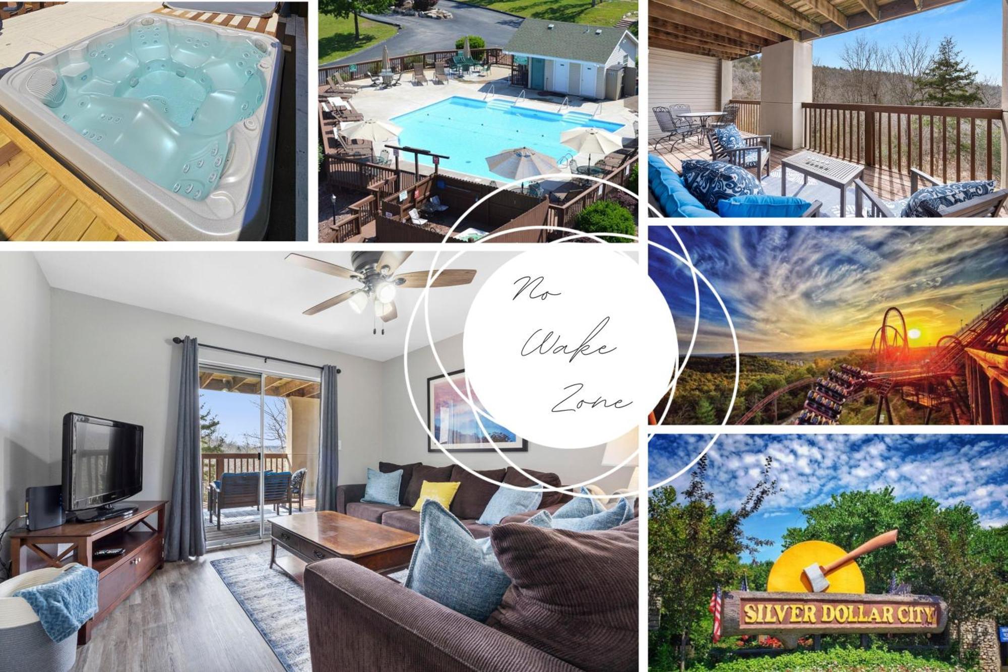The Cove No Wake Zone 21-2 By Sdc, Big Deck, Pool, Hot Tub, By Apartment Branson